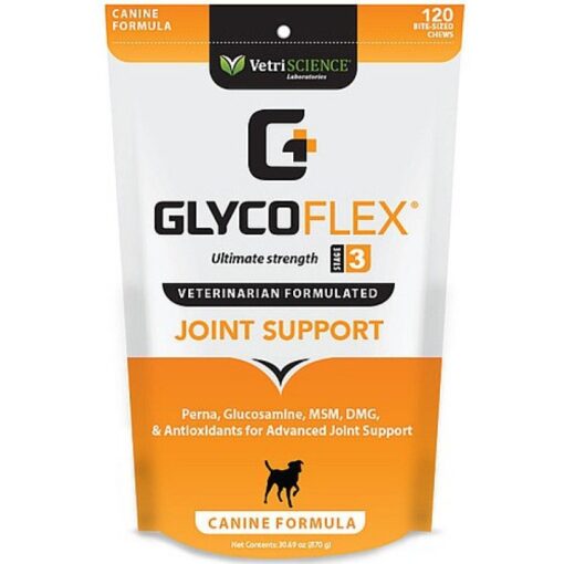 לעסניות גלייקופלקס סטייג' 3 870 גרם Glucoflex soft chews joint support stage 3