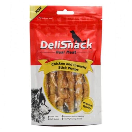 חטיף לכלב מקל עוף מצופה - delisnack