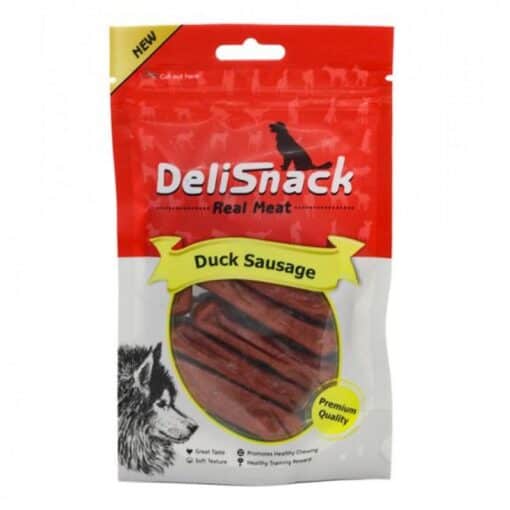 חטיף לכלב נקניקיות ברווז - delisnack