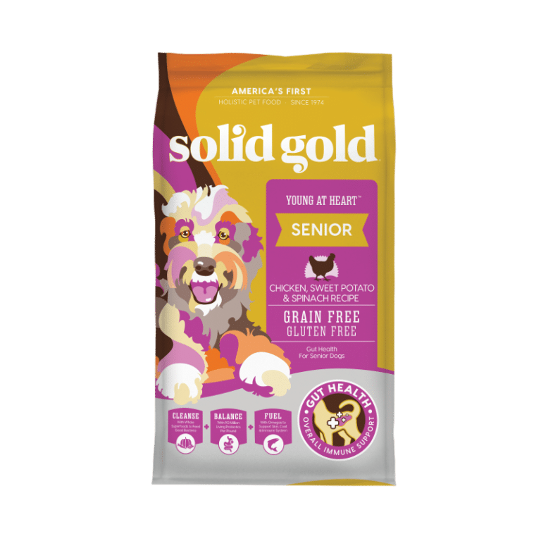 סוליד גולד מזון לכלב מבוגר\סניור עוף בטטה ותרד - solid gold