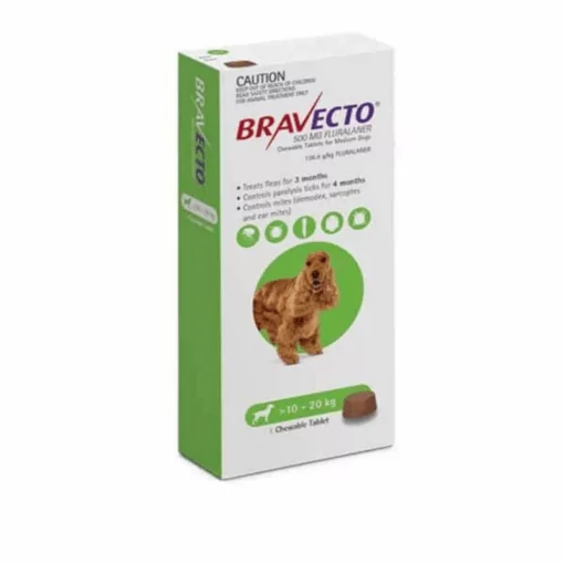 Bravecto כדור נגד פרעושים וקרציות - טיפול בפרעושים וקרציות לכלבים