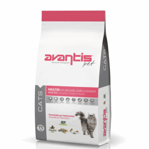 אוונטיס עוף לחתול בוגר 7.5 ק"ג - avantis