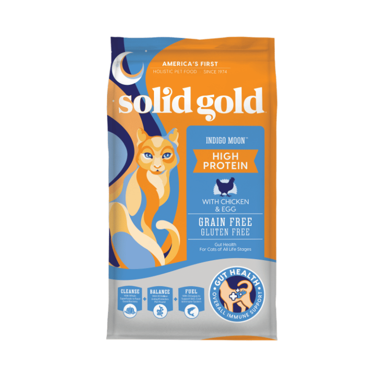 סוליד גולד מזון לחתול עוף וביצי חופש - solid gold
