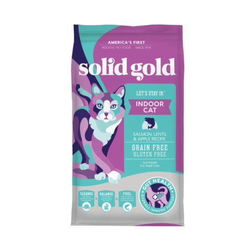סוליד גולד מזון לחתול סלמון הודו ותפוח עץ - solid gold
