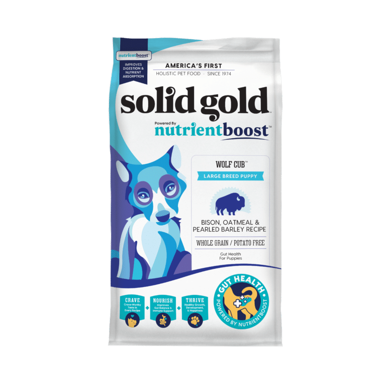 סוליד גולד Nutrient Boost מזון לגורים גזע גדול ביזון ושיבולת שועל 10 ק"ג - solid gold