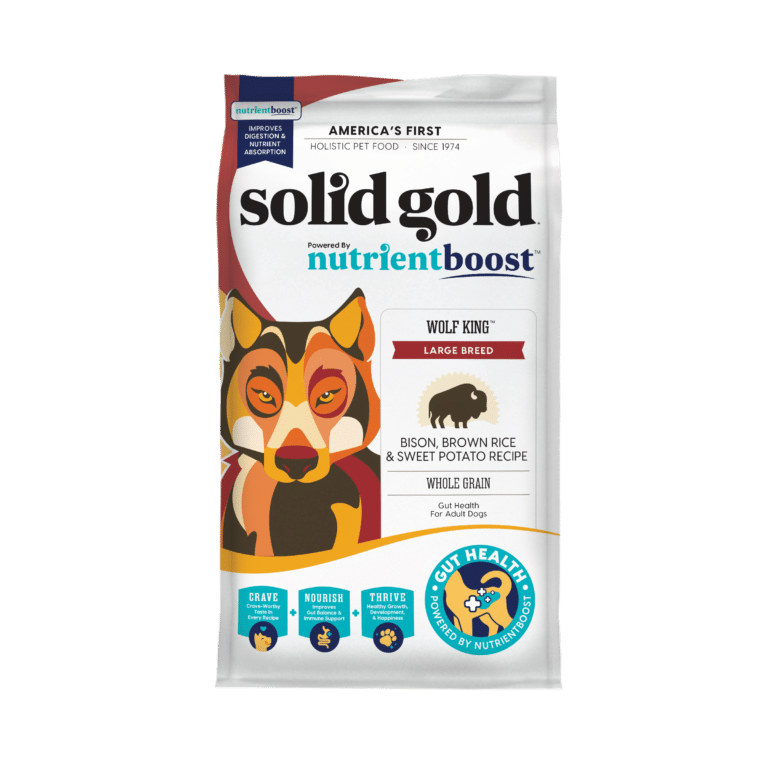 סוליד גולד Nutrient Boost מזון לכלב בוגר מגזע גדול ביזון אורז חום ובטטה 10 ק"ג - solid gold