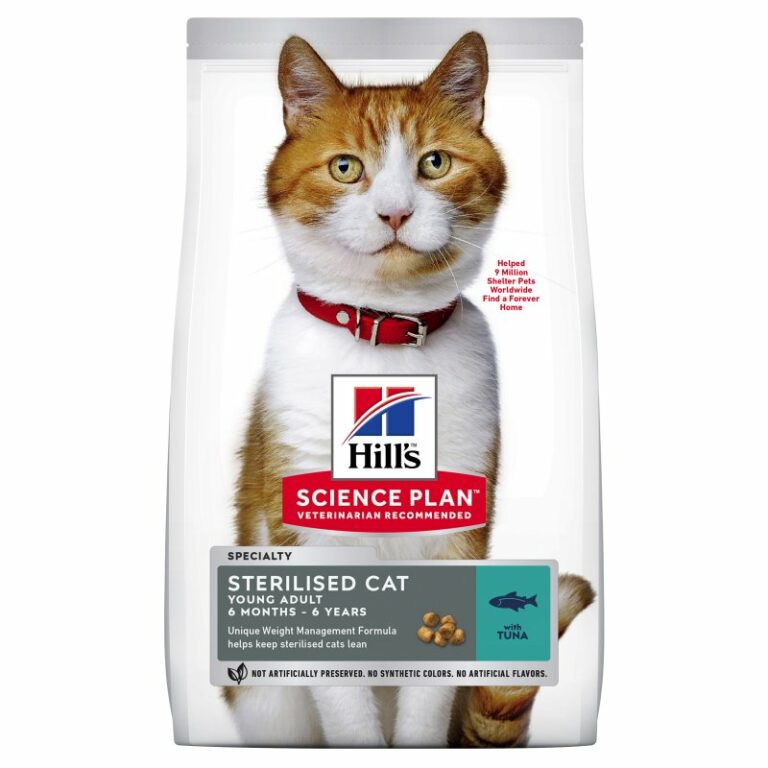הילס מזון לחתולים מסורסים טונה 10 ק"ג