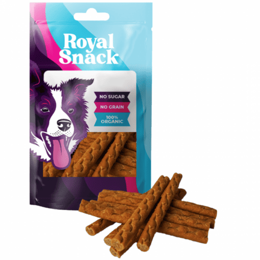 חטיף איכותי לכלב חזה עוף - Royal Snack Chicken Jerky