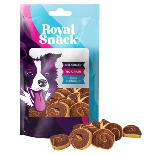 חטיף איכותי לכלב נגיסי ברווז ועוף - Royal Snack Duck&Chicken bites