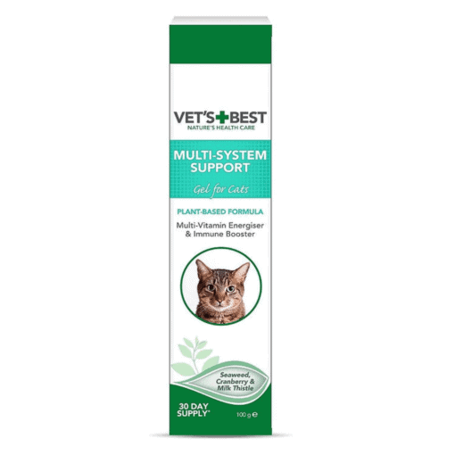 היירבול נגד כדורי פרווה משחה לחתול ווטס בסט Vet's Best Cat Hairball Relief Digestive Aid gel- 100g