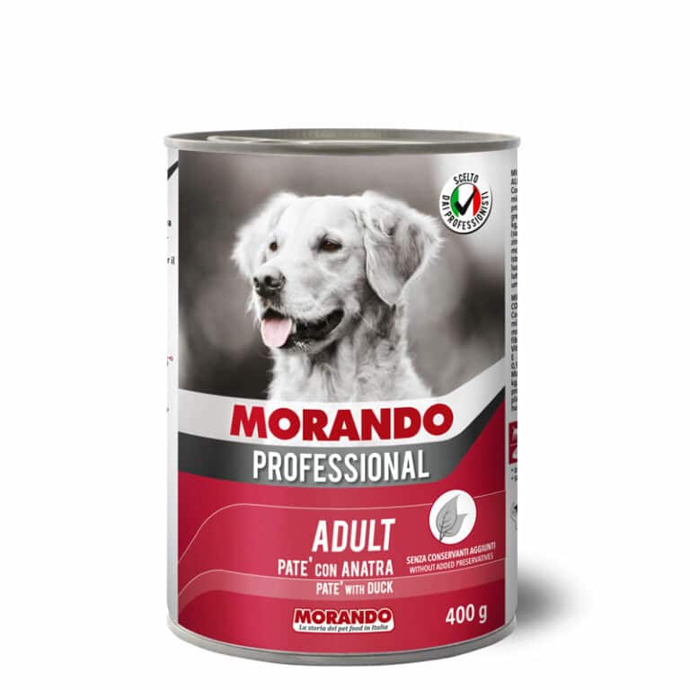 מורנדו שימורים לכלב פטה ברווז 400 גר' Morando Professiona