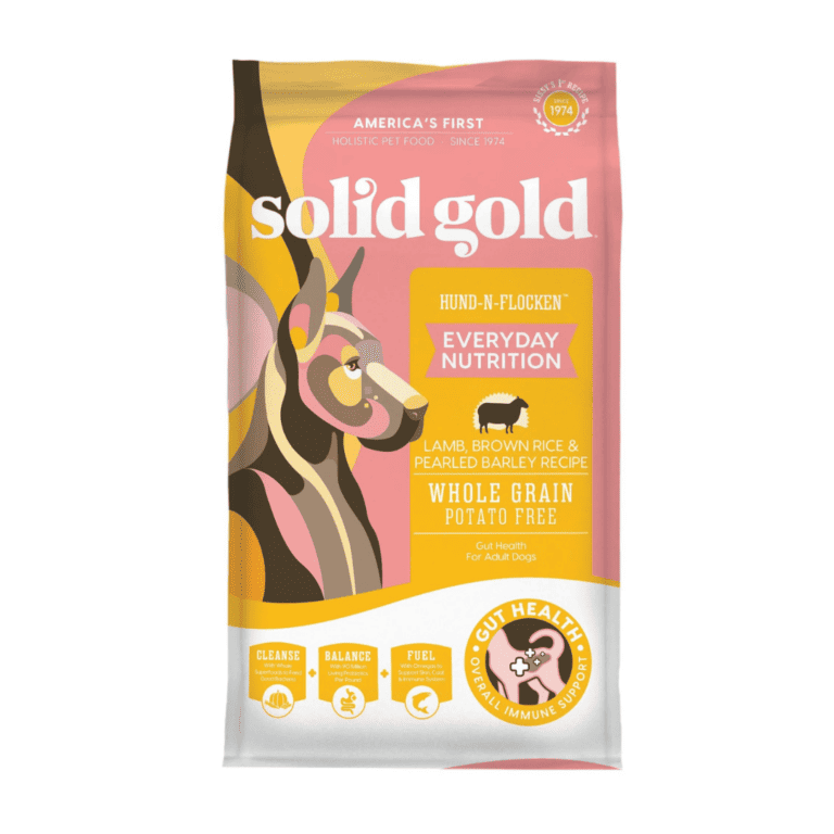 סוליד גולד מזון לכלב בוגר מגזע גדול ביזון אורז חום ובטטה - solid gold 11kg