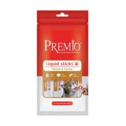 שלוק פרמיו דליקט לחתול עוף וטאורין 56 גרם - Premio